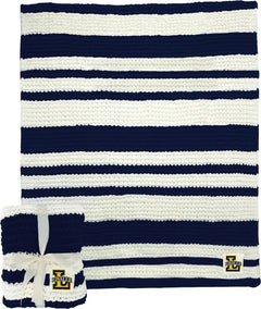 La Salle University Cable Knit Throw 50x60