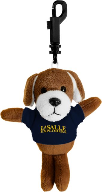 La Salle University Plush Keychain