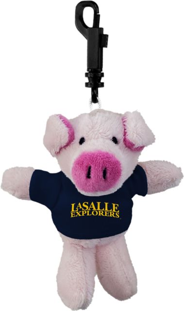 La Salle University Plush Keychain