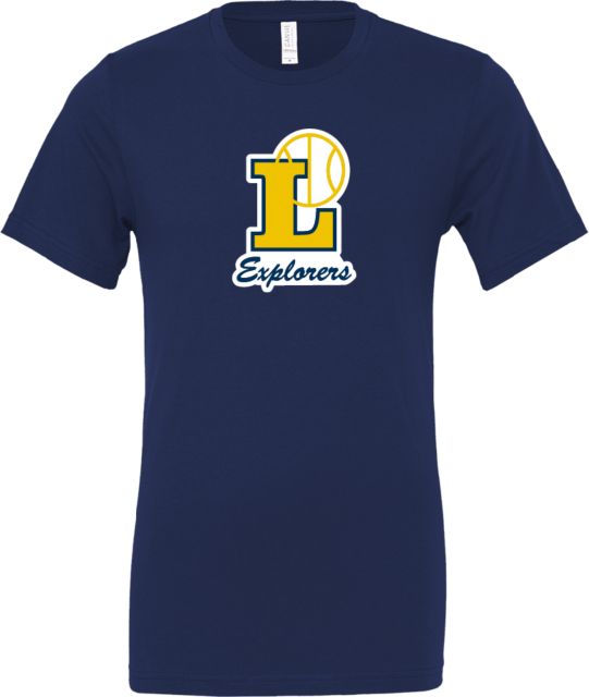La Salle Bella + Canvas Jersey Cotton T Shirt L Explorers Basketball Script - ONLINE ONLY