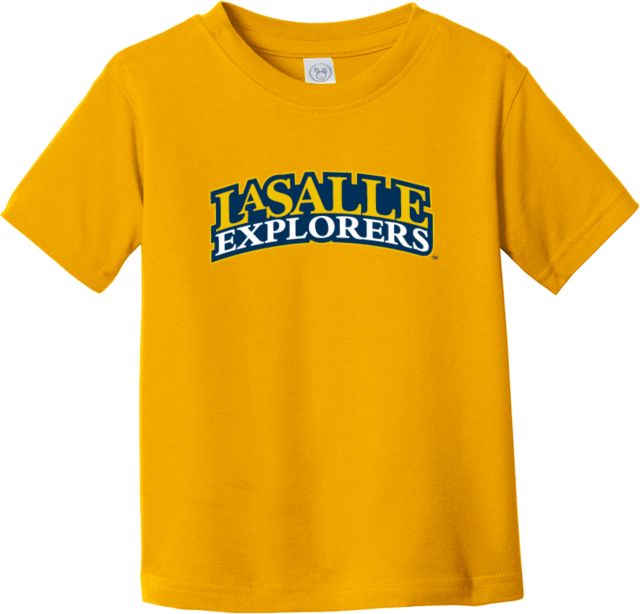 La Salle Toddler T Shirt Wordmark Stacked - ONLINE ONLY