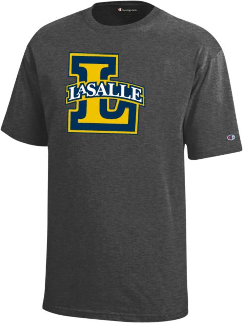 La Salle Youth Champion Short Sleeve Tee Primary Mark - ONLINE ONLY