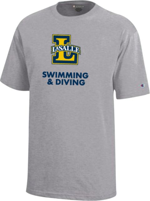 La Salle Youth Champion Short Sleeve Tee Swimming and Diving - ONLINE ONLY