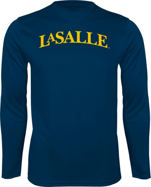 La Salle Performance Longsleeve Shirt One Color Wordmark - ONLINE ONLY
