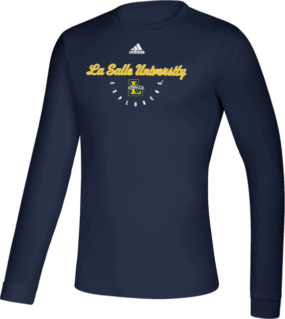 La Salle Adidas Creator Performance Long Sleeve Tee Adidas La Salle University Script - ONLINE ONLY