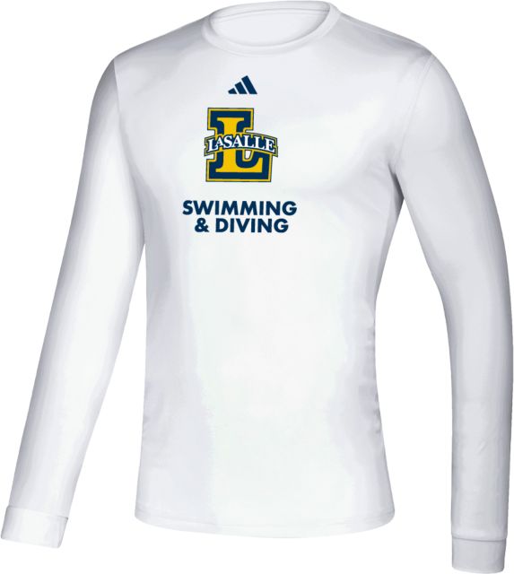 La Salle Adidas Creator Performance Long Sleeve Tee Adidas La Salle Swimming and Diving - ONLINE ONLY