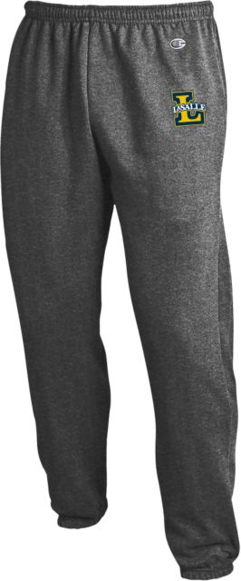 La Salle Champion Banded Bottom Sweatpants Primary Mark - ONLINE ONLY