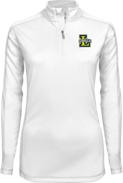 La Salle Ladies Syntrel Interlock 1/4 Zip Primary Mark - ONLINE ONLY