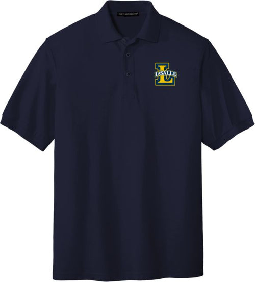 La Salle Silk Touch Polo Primary Mark - ONLINE ONLY