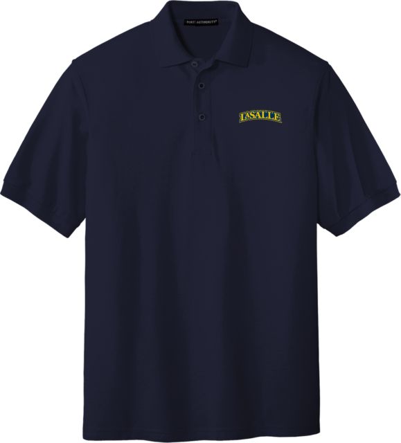 La Salle Silk Touch Polo Wordmark - ONLINE ONLY