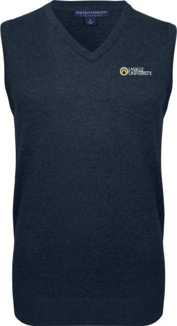 La Salle VNeck Sweater Vest Institutional Mark - ONLINE ONLY