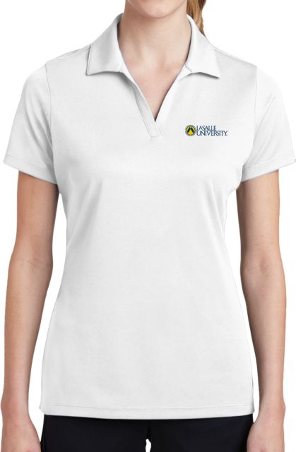 La Salle Ladies Dry Mesh Polo Institutional Mark - ONLINE ONLY
