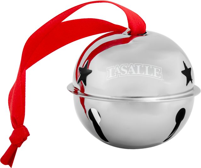 La Salle Jingle Bell Ornament Wordmark Engraved - ONLINE ONLY